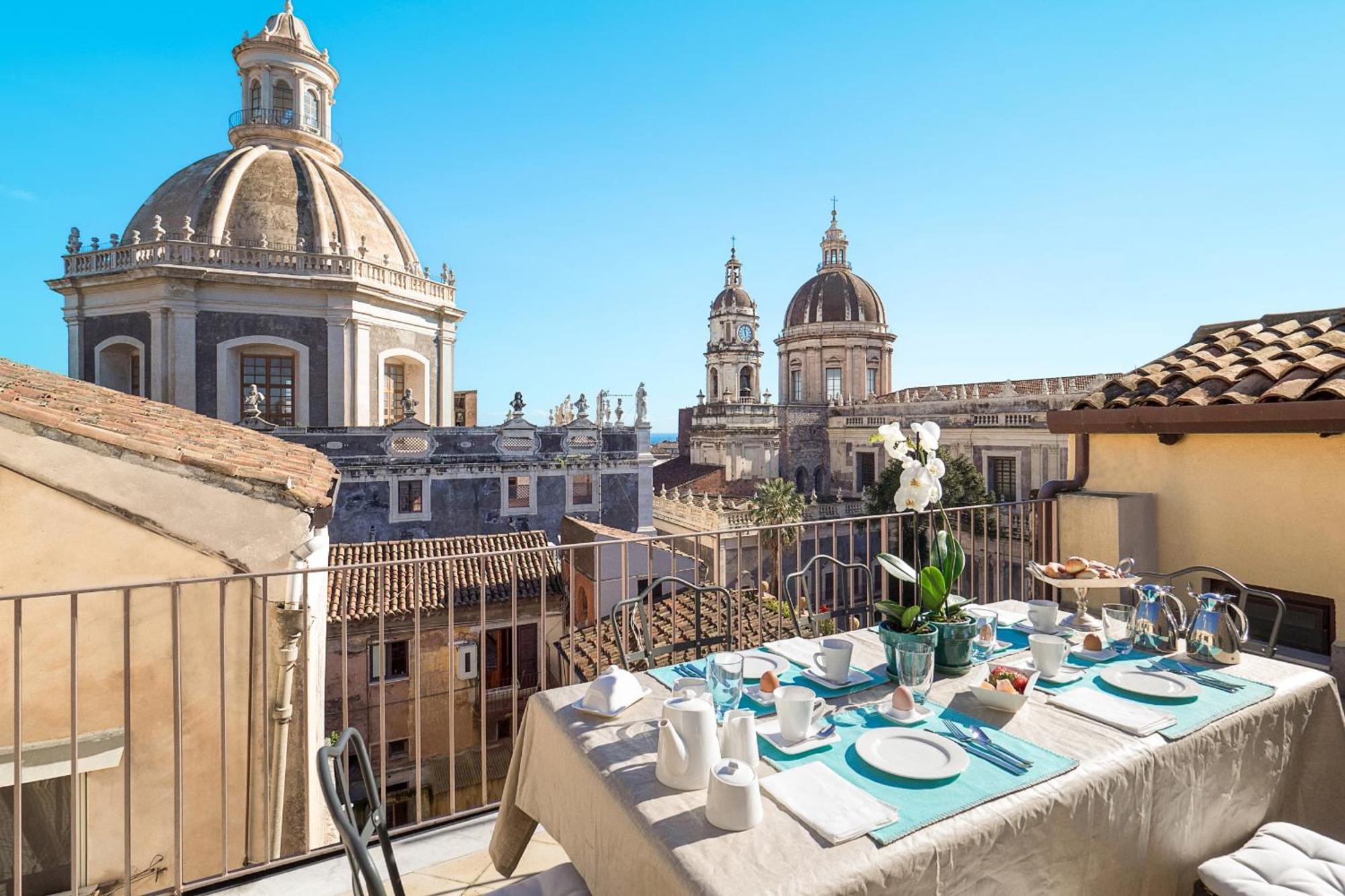 Penthouse Duomo Lägenhet CTA Exteriör bild